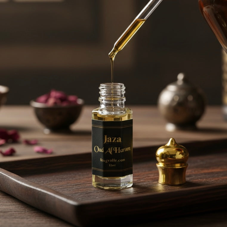 JAZA Oud Al Haram - Roll-On Attar (Perfume Oil) 12 ml